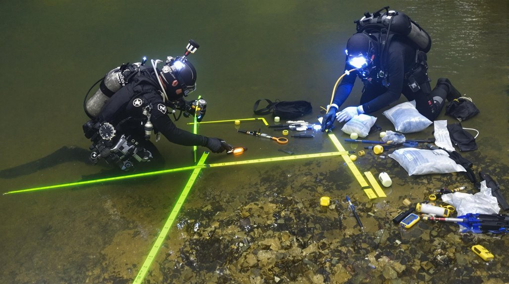 specialized equipment for aquatic exploration