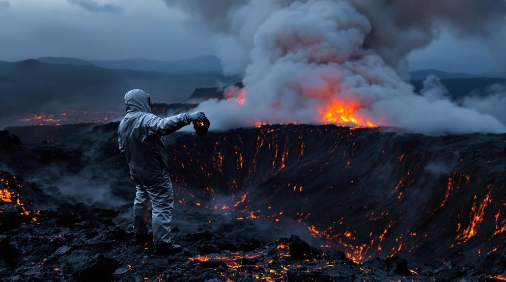 studying volcanic eruption patterns