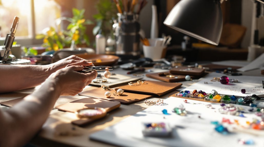 artistic expression through jewelry creation