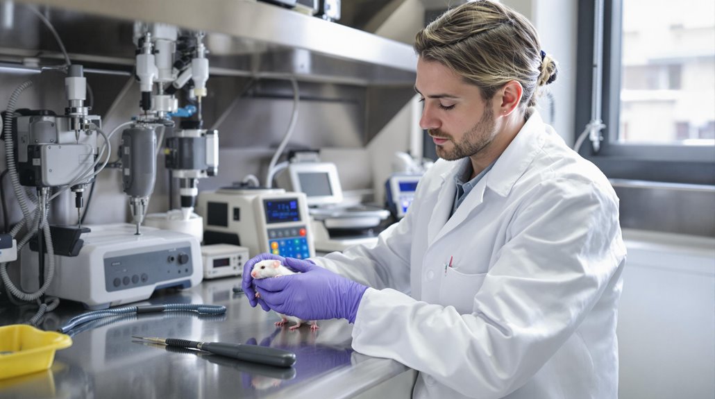 caring for research animals