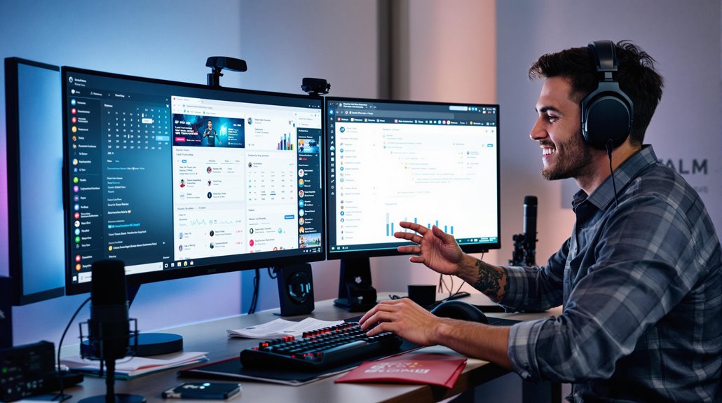 interface with clients