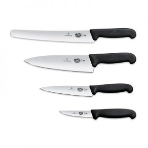Victorinox 4-Piece Knife Set with Fibrox Handles