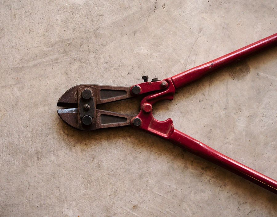 An Image of Red Bolt Cutter