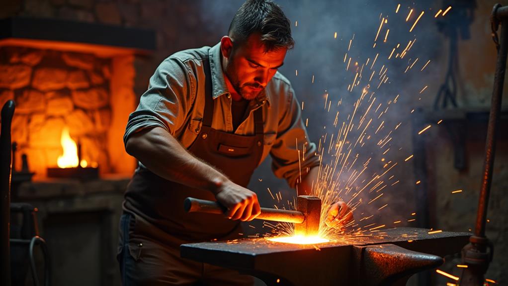 crafting metal through fire