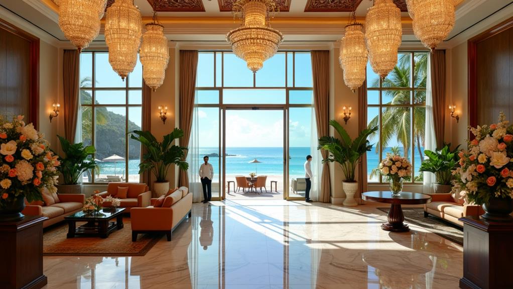 exquisite accommodations and services