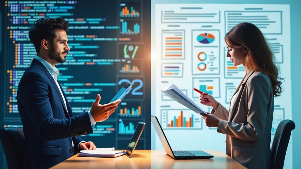 technical versus traditional project management