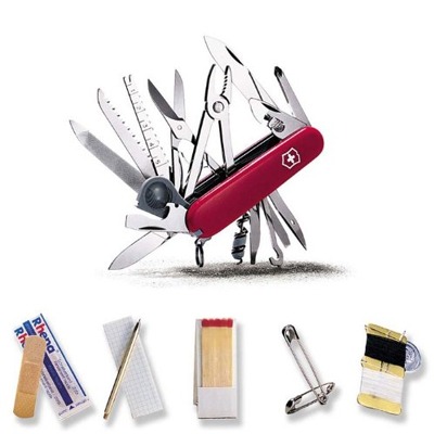 Victorinox Swisschamp Sos Set Swiss Army Knife With Free Pouch