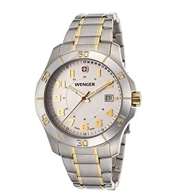 Wenger Mens Two Tone Swiss Made Watch W70477