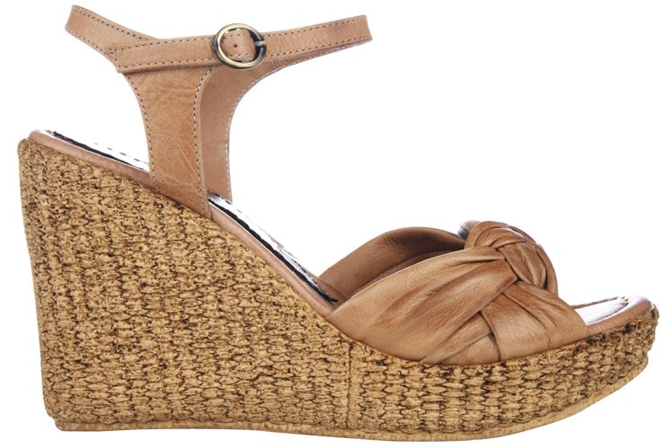 A wedge shoe for women